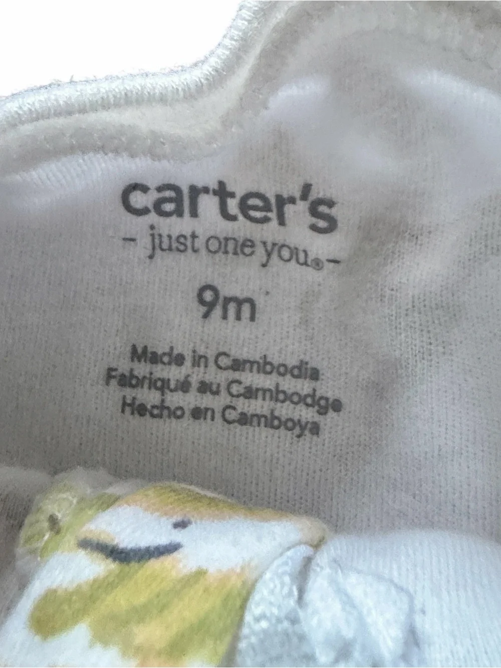 Carter's Set of 4 Footies 9M